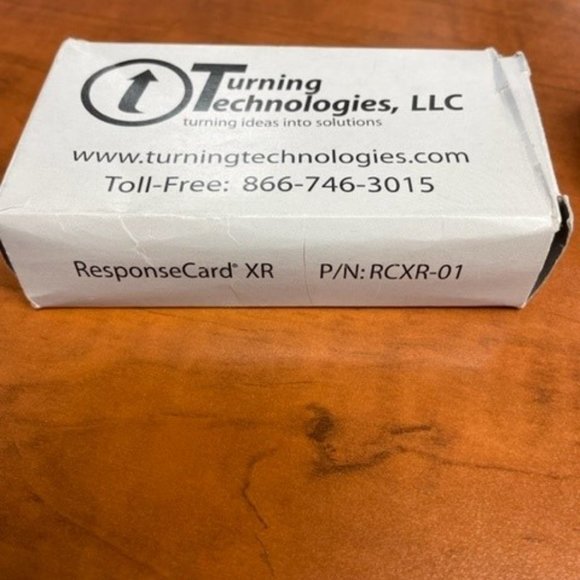 RCXR-01 Turning Point Response Card XR Clicker With User's Guide - Picture 5 of 5